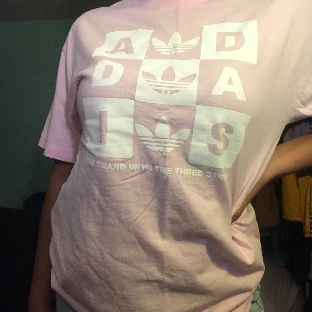 PINK ADIDAS SHIRT